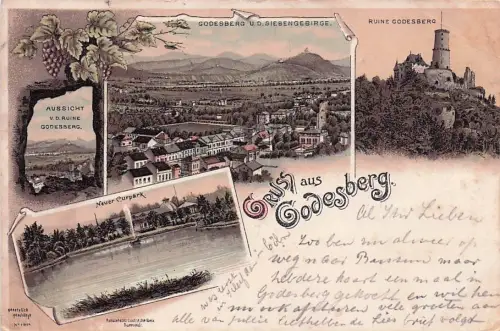 Bad Godesberg Ruine Godesberg Panorama Siebengebirge Kurpark -794058