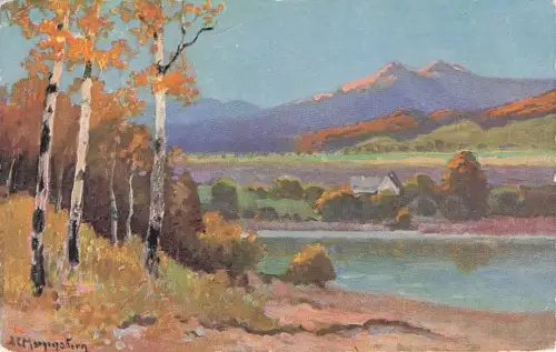 Künstler Ansichtskarte Landschaft -794098