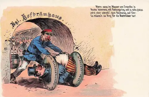 Getraenke Kgl. Hofbraeuhaus Wachmann Fass Zylinder -794152