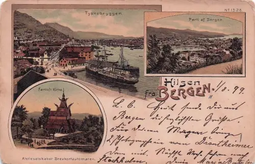 BERGEN - brukt i 1901 -794056