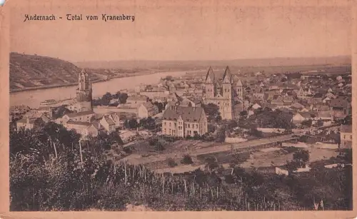 AK Andernach Total vom Kranenberg GERMANY -794192