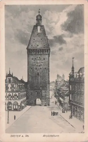 Ansichtskarte Speyer_Rhein Altpoertelturm Speyer Rhein -794252