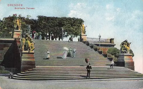 Dresden, Brühl'sche Terrasse, -794174