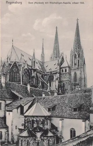Regensburg Dom mit Allerheiligen Kapelle / Regensburg /Regensburg -794462