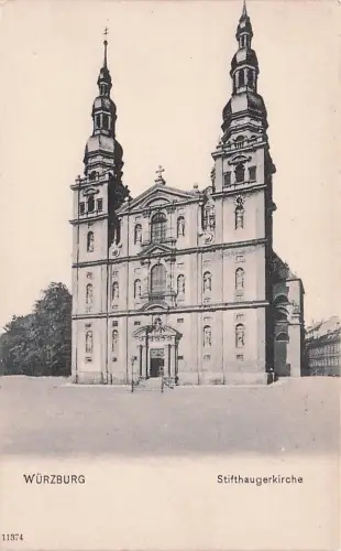 Würzburg, Die Stift Haug Kirche -794398