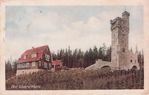 Elgersburg Hohe Warte Carl Eduard Warte Berggasthof Elgersburg -794316