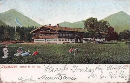 Tegernsee. Bauer in der Au -794344