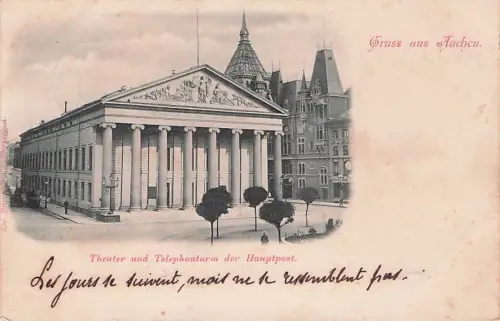 Postkarte Aachen in Nordrhein Westfalen, Theater -794320