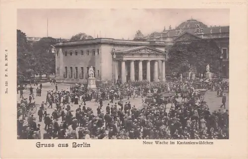 Gruss aus Berlin Neue Wache im Kastanienwäldchen -794486