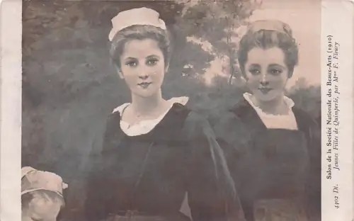 Junge Mädchen von QUIMPERLÉ, von Frau F. Fleury -794360