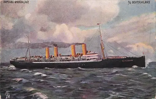 Schnelldampfer "Deutschland" der Hamburg-Amerika Linie -794404