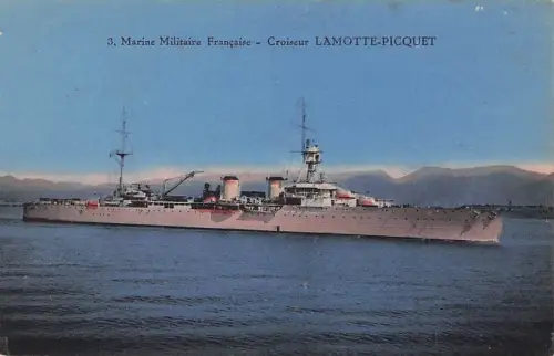3. Marine Militaire Française Croiseur LAMOTTE-PICQUET -794424