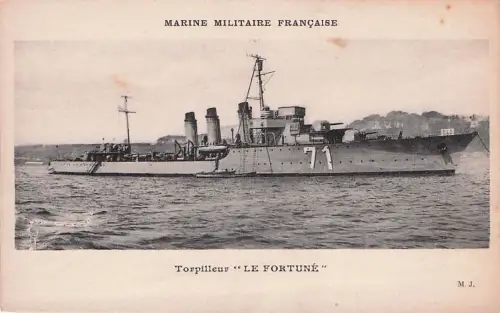 MARINE MILITAIRE FRANÇAISE 71 Torpilleur "LE FORTUNE" -794552