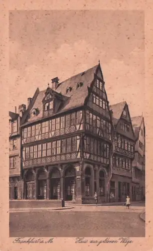 Frankfurt a. M. Haus xur goldenen Wage. -794464