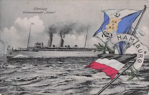Hamburg Turbinendampfer,, Kaiser" -794534