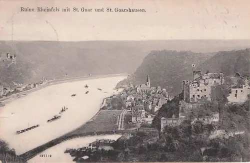 St. Goar mit Ruine Rheinfels -794504