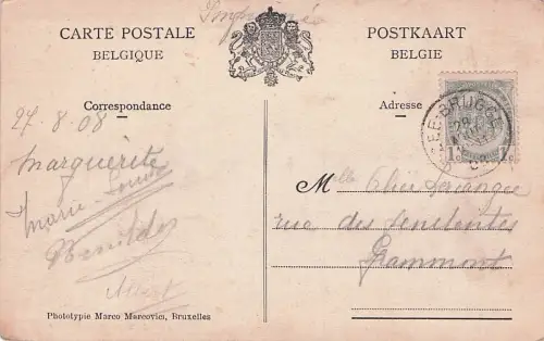 LE PORT DE ZEE-BRUGGE. DÉPART DU S/S « DUKE OF CLARENCE POUR -794550