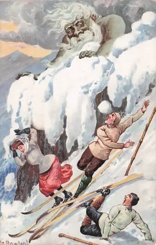 Rübezahl und die Schneeschuhläufer -794656