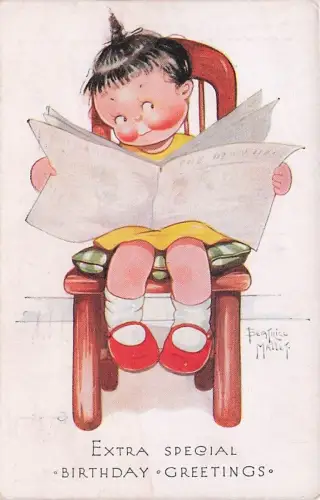 Beatrice Mallet Artist Signed Vintage Postcard - Raphael Tuck -794670