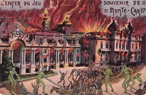 MONTE CARLO L'Enfer du Jeu GAMING HELL GAMBLING CASINOS DEVILS -794740