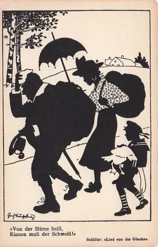 Künstler-AK Fritz SchönpflugVon der Stirne heiß -794662