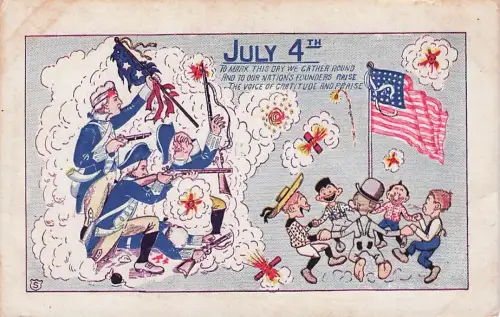 JULY 4TH TO MARK THIS DAY WE GATHER ROUND AND TO OUR NATION'S FOUNDERS -794714