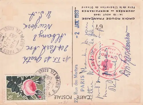 Ersttagskarte, Rotes Kreuz und Post, -794672