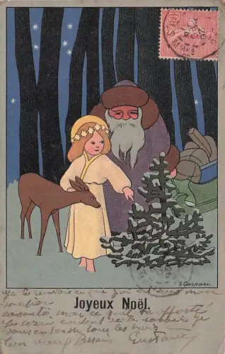 Künstler-ak Joyeux Noël -794732