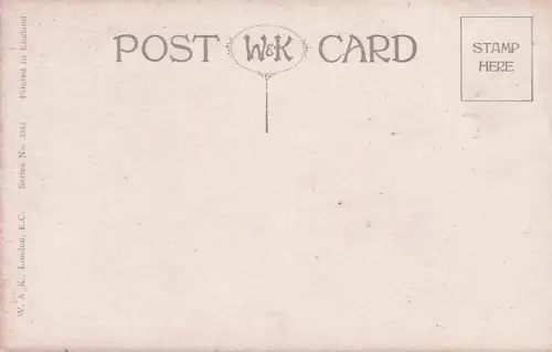 W. & K., London, E.C. Printed in England Series No. 3381 -794830