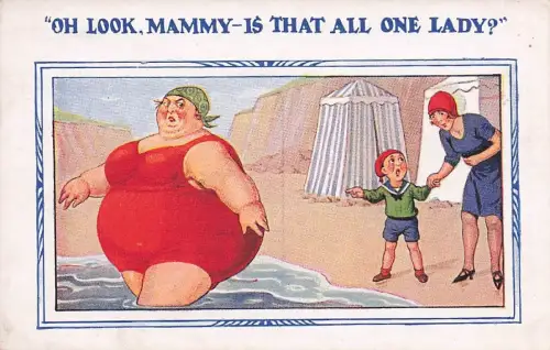 "OH LOOK, MAMMY-IS THAT ALL ONE LADY?" -795050