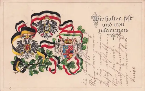 Wir halten fest und treu zusammen - WW1 -794922