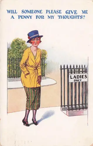 WILL SOMEONE PLEASE GIVE ME A PENNY FOR MY THOUGHTS? -795038