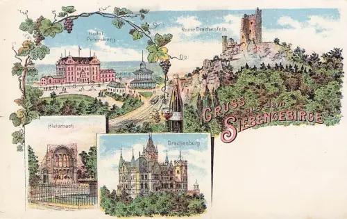 Koenigswinter Ruine Drachenfels Drachenburg Histerbach / Koenigswinter -795470