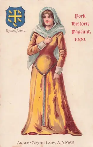 Künstler-Ansichtskarte ANGLO-SAXON LADY, A.D.1066. -795354