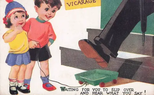 WAITING FOR YOU TO SLIP OVER AND HEAR WHAT YOU SAY! -795032