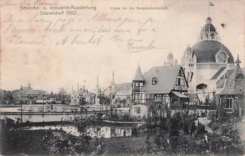 Duesseldorf Gewerbe und Industrie Ausstellung Hauptindustriehalle Kat. -795590