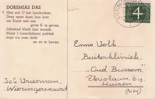 Vintage Postcard Monkeys making Music -795454