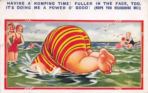 HAVING A ROMPING TIME! FULLER IN THE FACE, TOO. IT'S DOING -795052