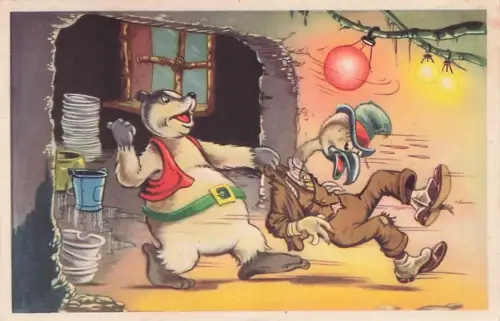 1950s DOREMIAS DAS Dutch Fairy Tale Story Postcard Number 9 - UNUSED -795458