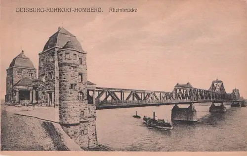 Duisburg Ruhr Homberg Rheinbruecke / Duisburg /Duisburg Stadtkreis -795514