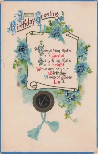 Birthday Greeting - Prägekarte -795242