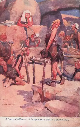 A Cause Celèbre A hasty man is seldan, out of trortle -795172