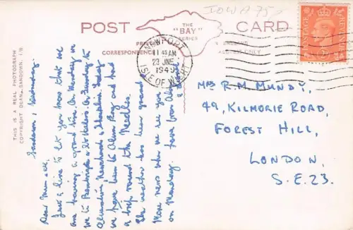 Ak Isle of Wight England, Old Village, Blackgang Chine, Wasserfall Shanklin Chine -795266