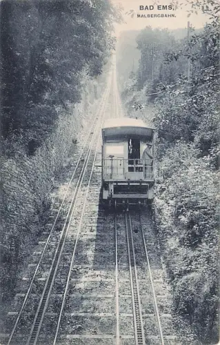 Bad Ems an der Lahn, Malbergbahn, Standseilbahn -795574
