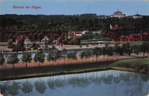 Huegel Essen Ruhrtalblick Kat. Essen -795518