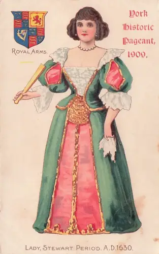 Künstler-Ansichtskarte LADY, STEWART PERIOD. A.D.1630. -795346