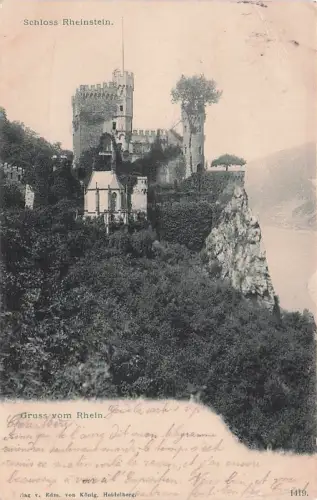 Trechtingshausen Schloss Rheinstein Kat. Trechtingshausen -795578