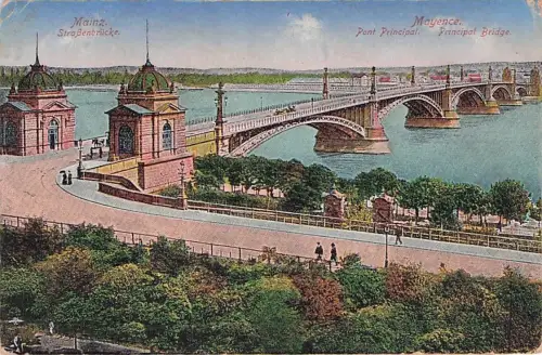 AK / Ansichtskarte Mainz Rhein Bruecke -795486