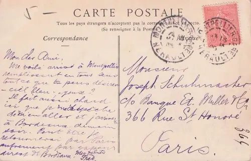 Montpellier_Herault Promenade du Peyrou vue de l Arc de Triomphe -795774