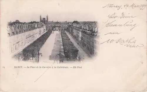 NANCY.- La Place de la Carrière & la Cathédrale. ND Phot -795804